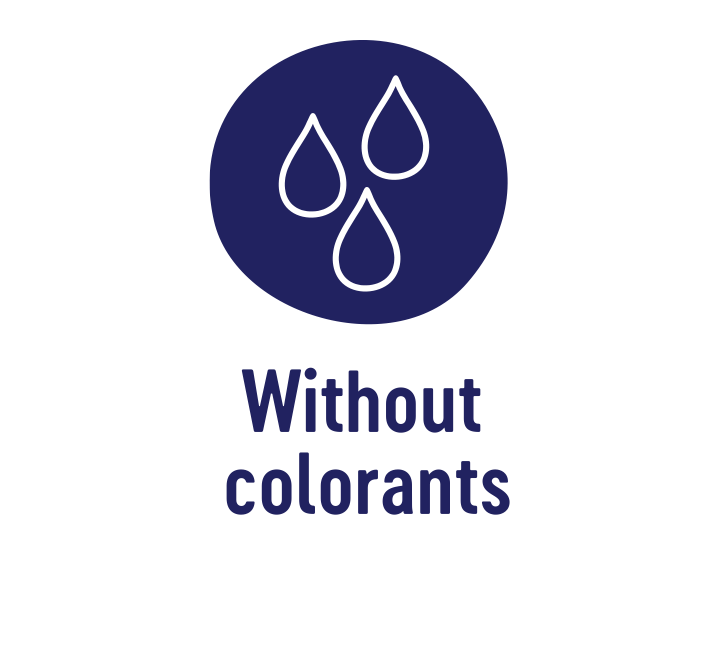 Without colorants